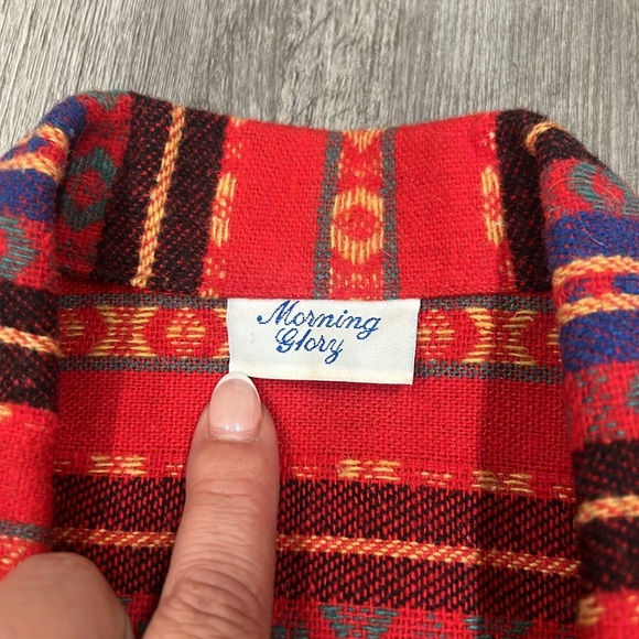 Morning Glory vintage Native print jacket, EUC - Picture 7 of 7